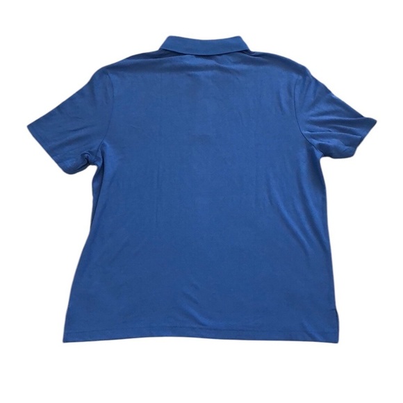 NWT 32 Degrees Mens Polo Sz L Blue Business Casual Work Job Basic Minimalist - Picture 7 of 9